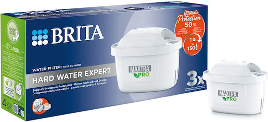 Brita Water Filter Replacement for Pitcher Maxtra Pro Hard 3pcs