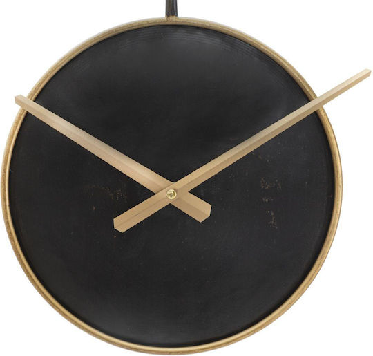 Mauro F Wanduhr Metallisch Gold 61x4.5cm