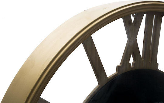 Mauro F Wall Clock Metallic Gold 60x6.5cm