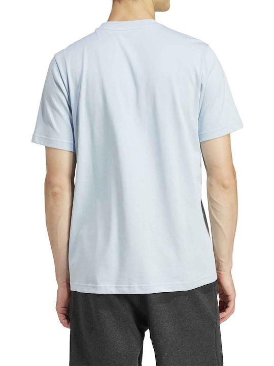 Adidas Linear Ανδρικό T-shirt Κοντομάνικο Μπλε