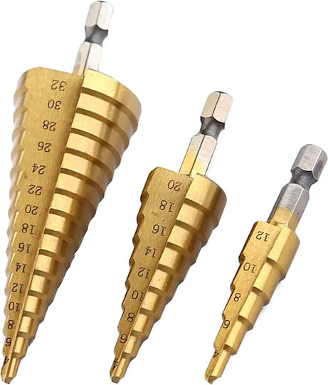 Burghiu HSS Titan cu Tija Hexagonală pentru Metal 2mm / 32mm