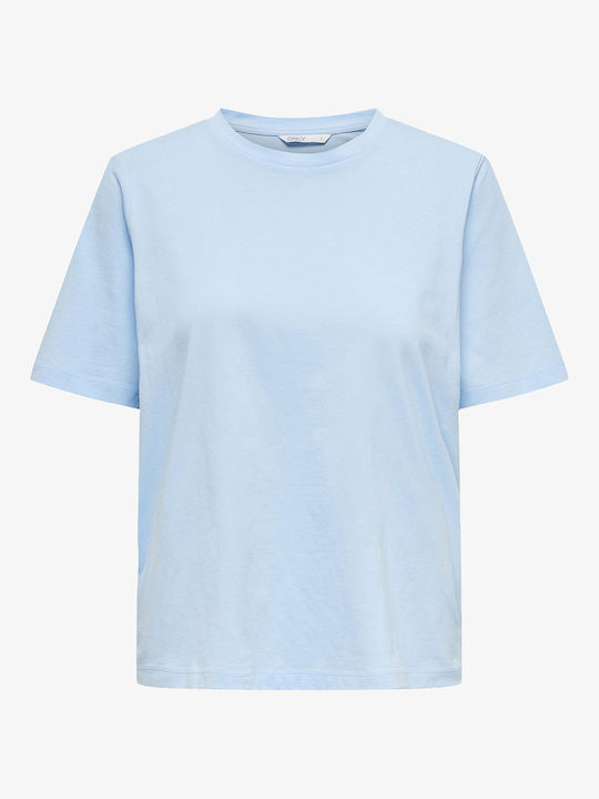 Only Damen T-shirt Hellblau