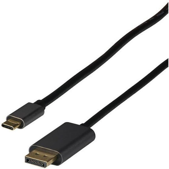 EFB USB 2.0 Cable USB-C male - DisplayPort Μαύρο 2m