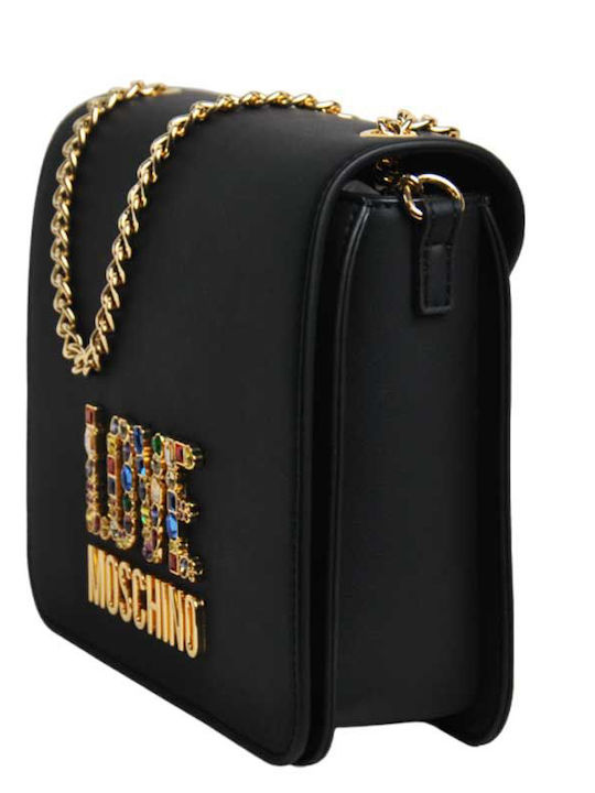 Moschino Damen Tasche Crossbody Schwarz