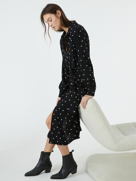 La Redoute Summer Midi Shirt Dress Dress Black