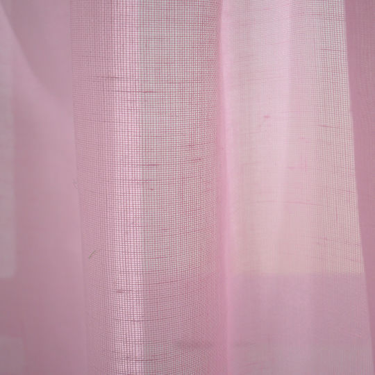 Ravelia Kinder Vorhang Verdunkelung mit Borte Rosa 140x290cm