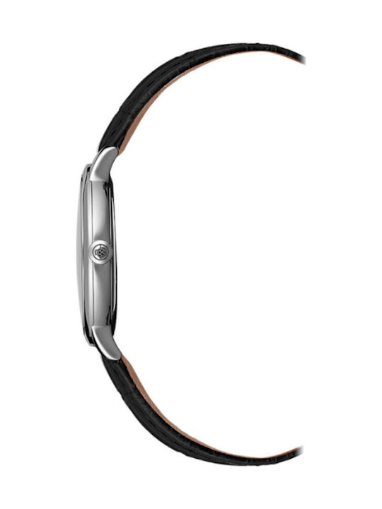 Raymond Weil Ανδρικό Ρολόι 42mm Μπαταρίας με Μαύρο Δερμάτινο Λουράκι