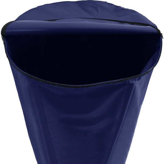 vidaXL Vertical Cylindrical Plastic Storage Tank 100lt for Water / Petroleum Blue