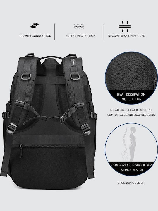 Ozuko Backpack Αδιάβροχο 32.3lt Μαύρο