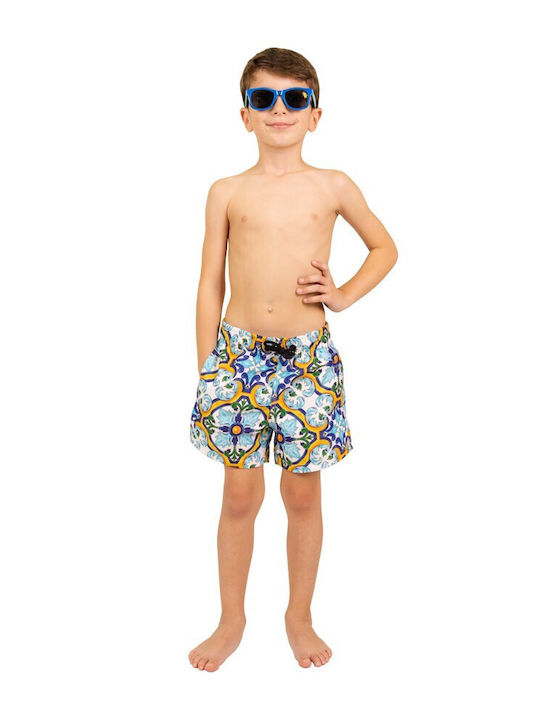 Waves Kids Swimwear Colorful