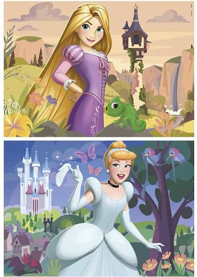 Σετ 2 Παζλ Disney Princess Cinderella Rapunzel 48 Τεμάχια