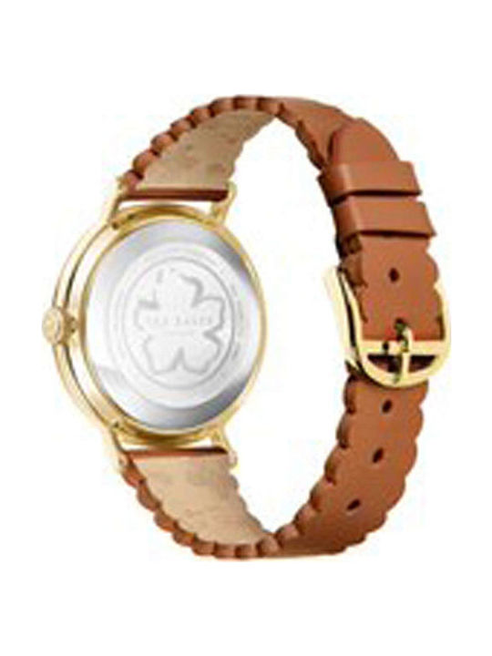 Ted Baker Phylipa Women's Watch with Brown Leather Strap