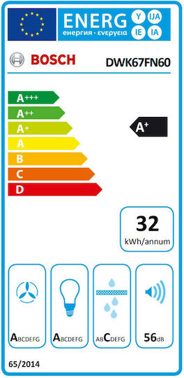 Bosch Kamin-Dunstabzug 60cm Schwarz