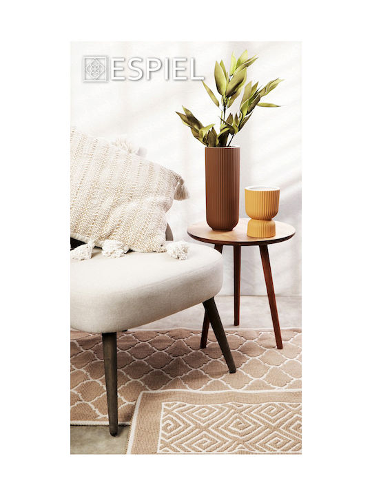 Labyrinth Rug Rectangular Brown