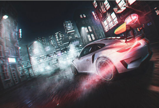 Poster Nfs 2022 Derapaj în Oraș Porsche 61x90cm Poster632