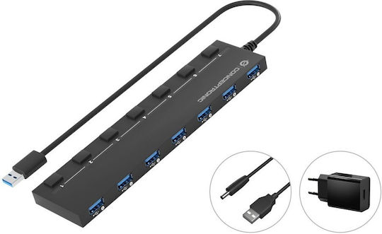 Conceptronic Hub 7 Θυρών USB 3.0 με σύνδεση USB-A