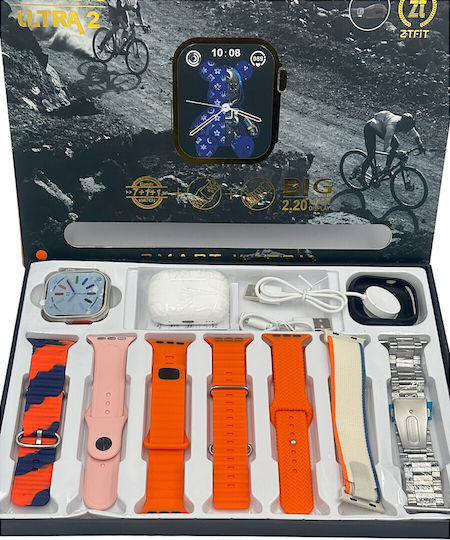 Smartwatch Zt07 Ultra Max 2 20' 49 Χιλιοστών Πορτοκαλί
