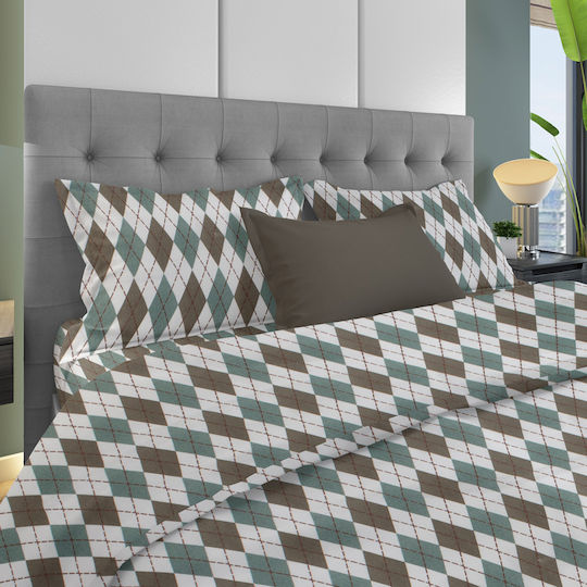 Dimcol Diamond Σετ Υπέρδιπλο 3τμχ 220x240εκ. 329 Petrol