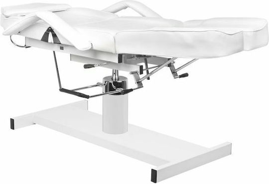 Elegant Furniture Καρέκλα Αισθητικής Λευκή με Υδραυλική Ανύψωση