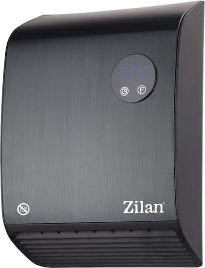 Zilan Heizlüfter Wand Schwarz 2000W