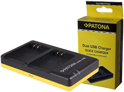 Patona Double Battery Charger Compatible with Sony