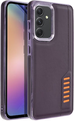 Forcell Milano Umschlag Rückseite Synthetisches Leder Lila (Galaxy A52 / A52s)