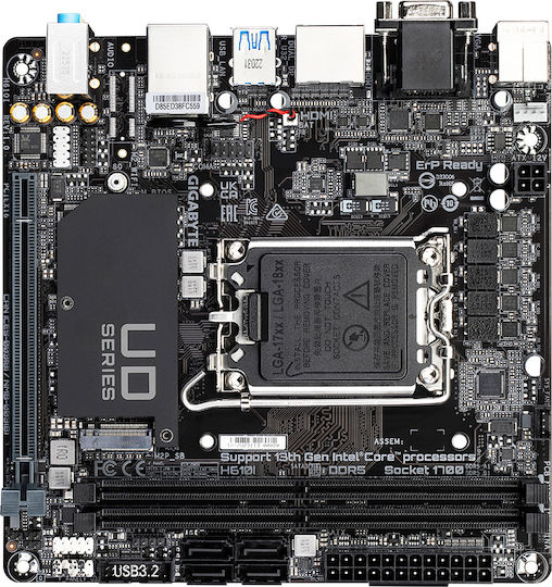 Gigabyte H610I Motherboard Mini ITX με Intel 1700 Socket
