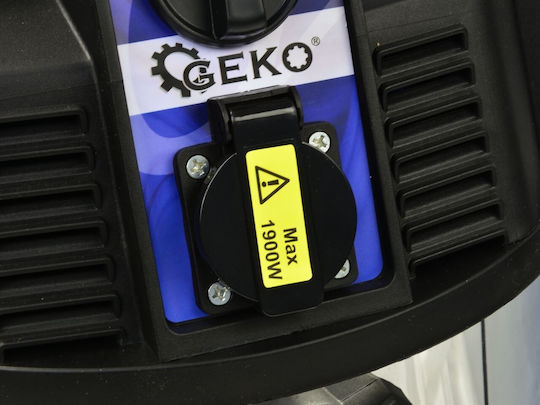 Geko Σκούπα Υγρών / Στερεών 1500W με Πλαστικό Κάδο 25lt