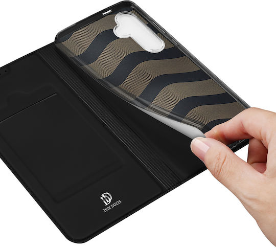 Dux Ducis Skin Pro Книга Изкуствена кожа / Кожа Черен (Samsung Galaxy S24 Plus)