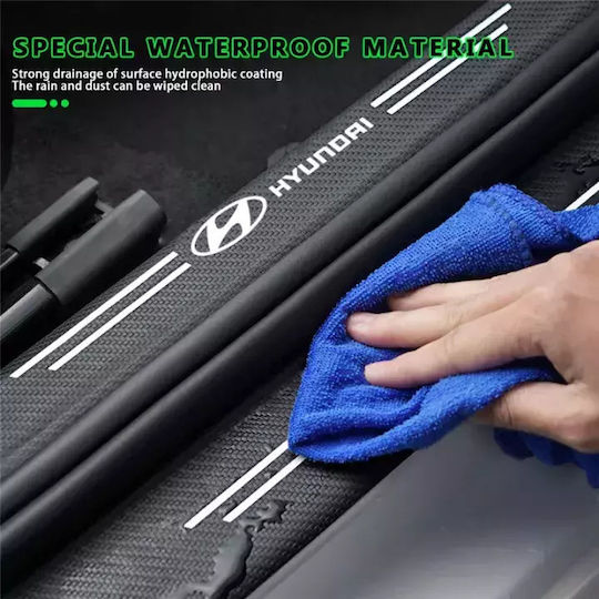 Car Interior Decorative Door Sills 4pcs