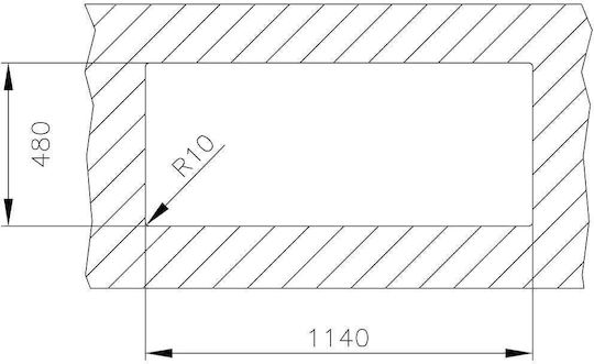 Teka Universe 80 T-XP 2B 1D Ένθετος Νεροχύτης Inox Σατινέ Μ79xΠ50cm Ασημί