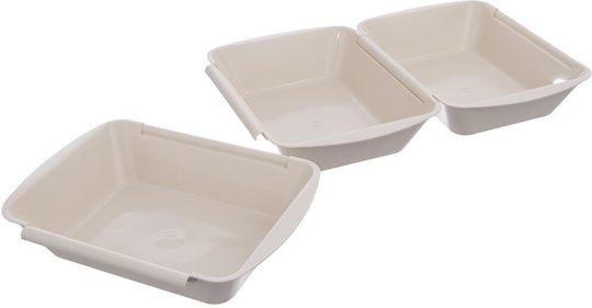 Orion Bol de Amestecare Plastic cu Diametru de 26cm și Înălțime de 20cm. 3buc