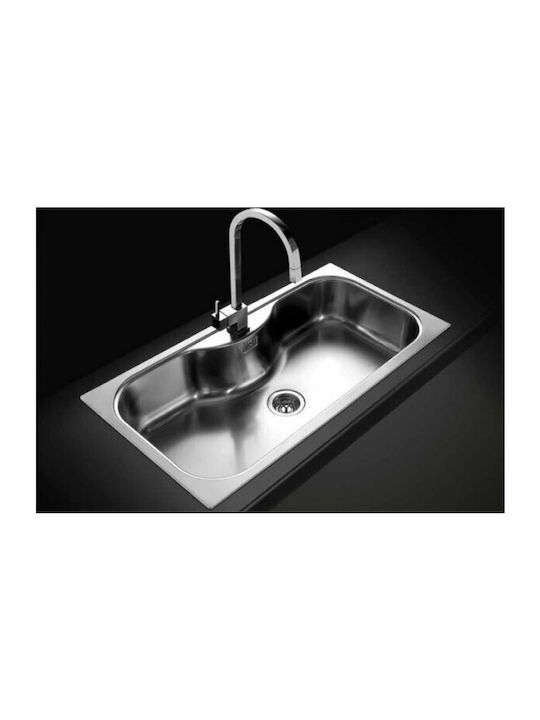 Kolossos Drop-In Мивка Inox Сатен Ш97xД50см Сребрист