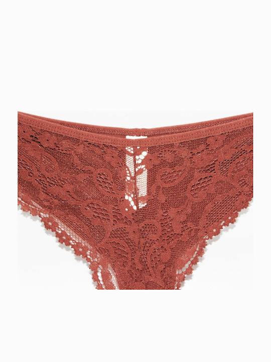Femeie Brazilia cu Dantelă Brown