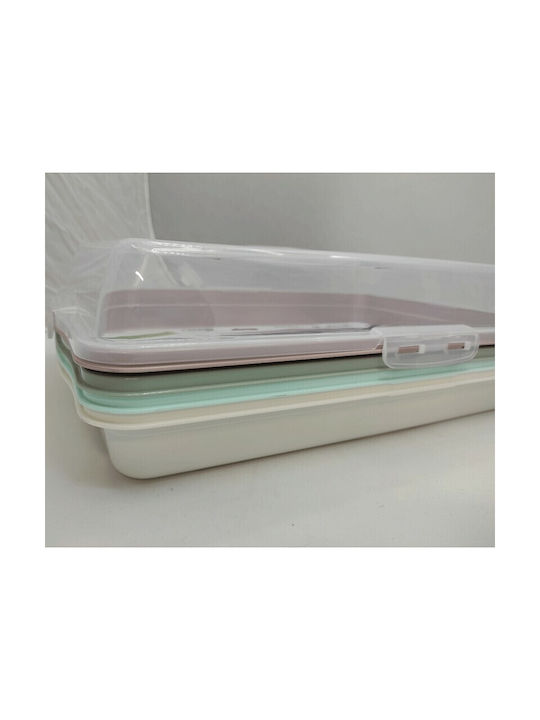 Homeplus Кутия за обяд Пластмаса Light Blue 34.5см 1бр