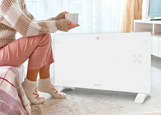 MalTec Convector Electric Pardoseală 1000W Mică cu Termostat Electronic și WiFi 80.4x43cm Alb