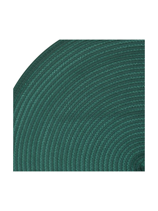 Plastona Placemats Rotund Tesatura Verde 38cm 1buc