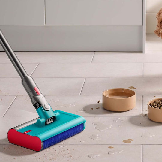Dyson V15s Detect Submarine Επαναφορτιζόμενη Σκούπα 2 σε 1 Stick & Χειρός Yellow / Iron / Nickel