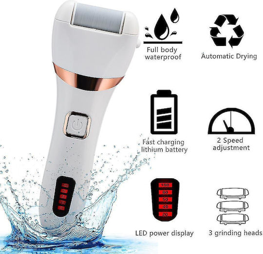 Rechargeable Electric Foot File for Heels & Calluses