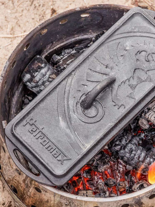 Petromax No Coating Cast Iron Bread Baking Pan K4 34x13.5cm