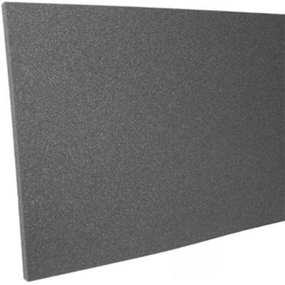 Alphacoustic Isolfon PU Sound Absorbing Sheet (1pcs) in Design Straight 100cm x 100cm x 10mm in Gray Color