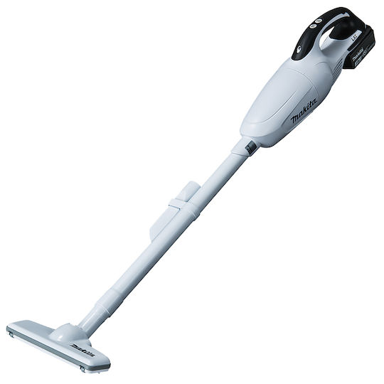 Makita DCL181FZW Акумулаторна Вертикална Прахосмукачка Без Зарядно И Батерия Бяла