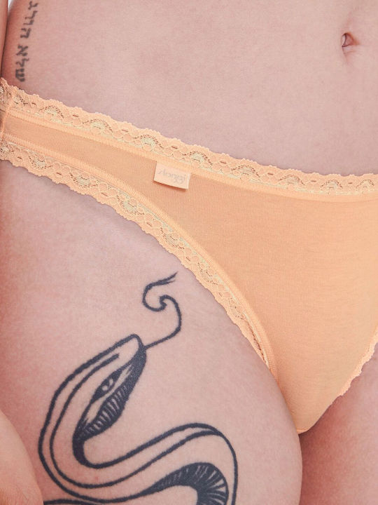 24/7 Weekend H Βαμβακερά Femei Brazilia 3Pack cu Dantelă Somone/veraman/ombre