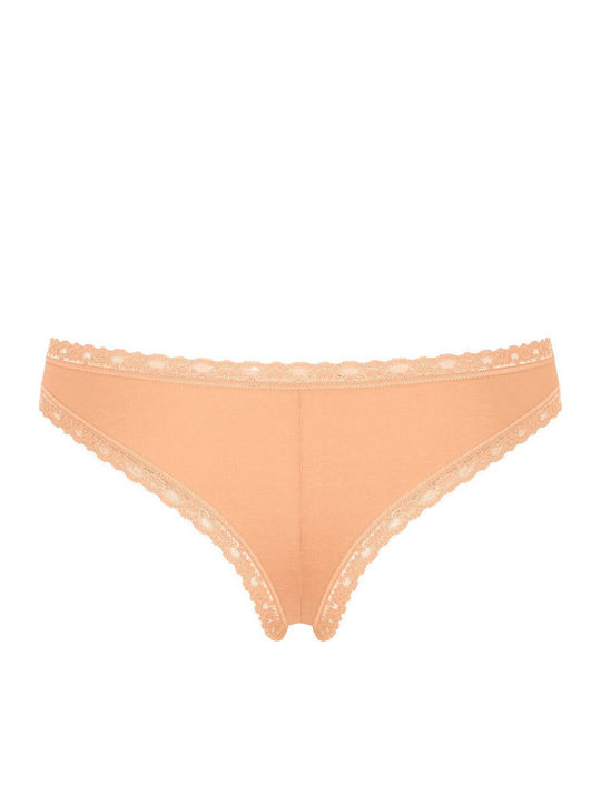 24/7 Weekend H Βαμβακερά Femei Brazilia 3Pack cu Dantelă Somone/veraman/ombre