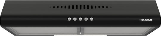 Hyundai Freestanding Vent Hood 60cm Black