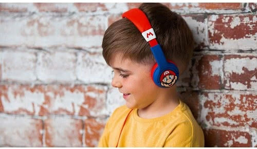 OTL Super Mario Жични On Ear Слушалки Сини