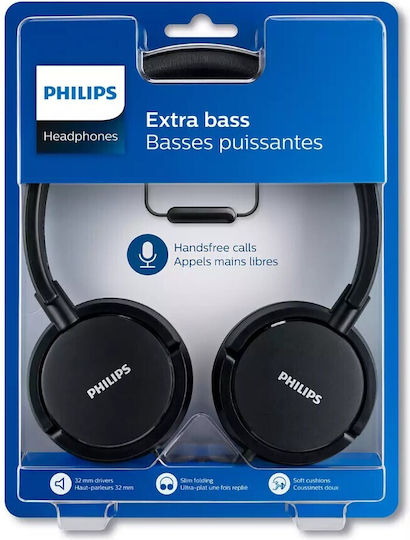 Philips SHL5005 Жични On Ear Слушалки Черни
