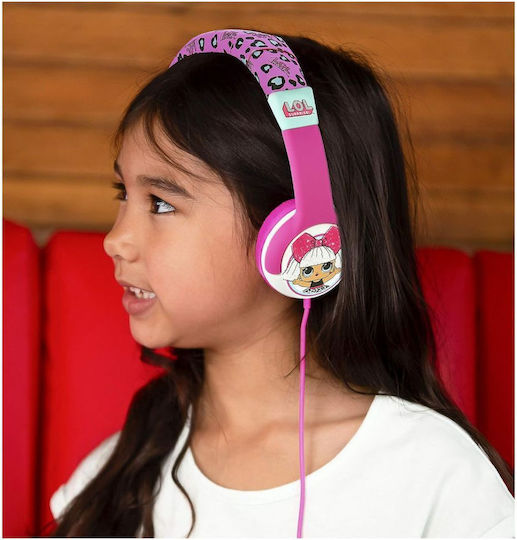 OTL Surprise My Diva Kids Headphones Cu fir Pentru copii On Ear Căști Roz