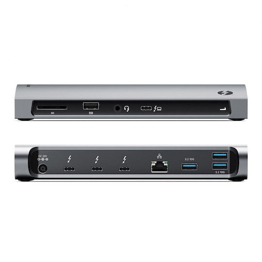 Alogic Thunderbolt 4 Докинг станция с 4K PD Ethernet Сребрист (TB4D3TB)