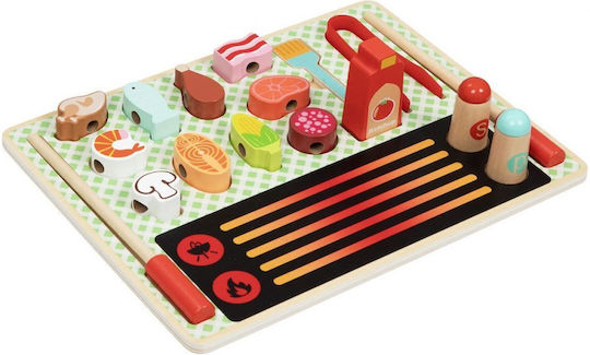 Tooky Toy Ξυλινο Σετ Σφηνωματα Γκριλ Tj454